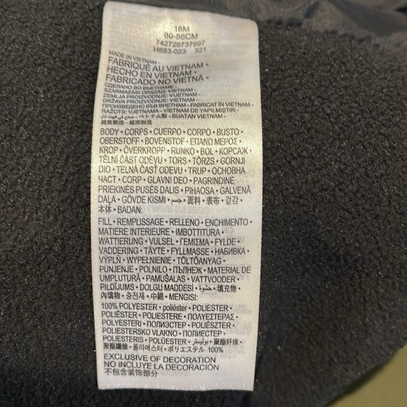 Nike Toddler galaxy Print puffer coat size 18months - Picture 7 of 9